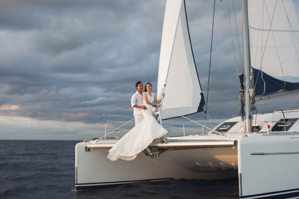 遊艇婚禮最重要的特色，就是它獨特性很強，正因為如此，遊艇婚禮讓新人和賓客更加難忘。圖/123RF圖庫