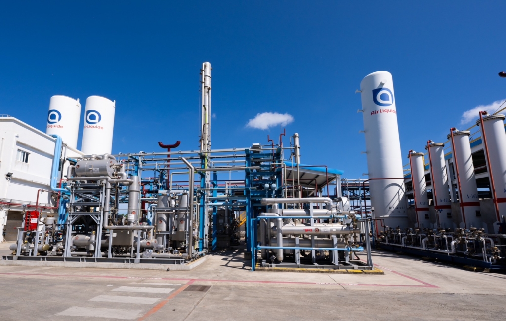 亞東工業氣體二氧化碳回收設備。（圖/亞東工業氣體提供）